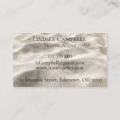 Visitekaartjes reisagent (Achterkant)