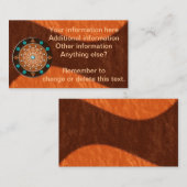 Visitekaartjes richting informatiekaartje (Voorkant / Achterkant)