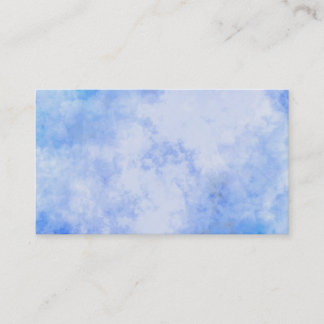 Visitekaartjes rond blauwe lucht