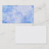 Visitekaartjes rond blauwe lucht (Voorkant / Achterkant)