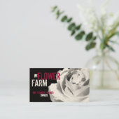 visitekaartjes Roos Fotoventilator Witte Sjabloon (Staand voorkant)