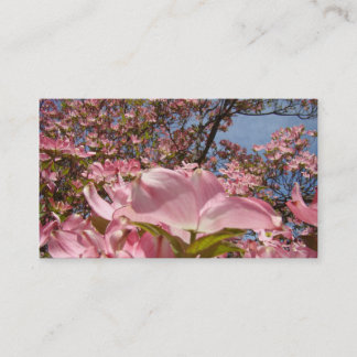 Visitekaartjes Roze Dogwood Bloemen Lente Moeder Contactkaartje