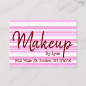 Visitekaartjes, roze en witte Visitekaartjes (Voorkant)