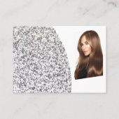 Visitekaartjes, roze roze bruinbruidplant visitekaartje (Achterkant)