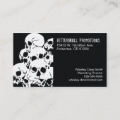 Visitekaartjes schedel (Achterkant)