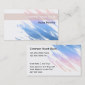 Visitekaartjes schilderen (Voorkant / Achterkant)