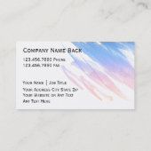 Visitekaartjes schilderen (Achterkant)