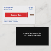 Visitekaartjes schilderen (Voorkant / Achterkant)