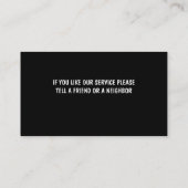 Visitekaartjes schilderen (Achterkant)