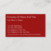 Visitekaartjes schilderen (Achterkant)