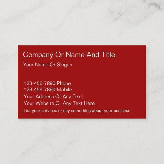 Visitekaartjes schilderen (Achterkant)