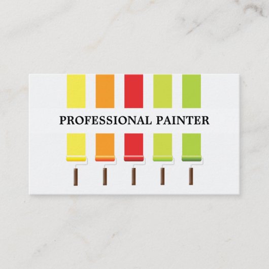 Visitekaartjes schilderen (Voorkant)