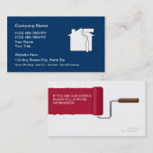 Visitekaartjes schilderen (Voorkant / Achterkant)