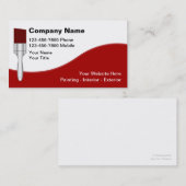 Visitekaartjes schilderen (Voorkant / Achterkant)