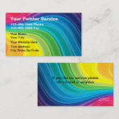 Visitekaartjes schilderen (Voorkant / Achterkant)