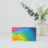 Visitekaartjes schilderen (Staand voorkant)