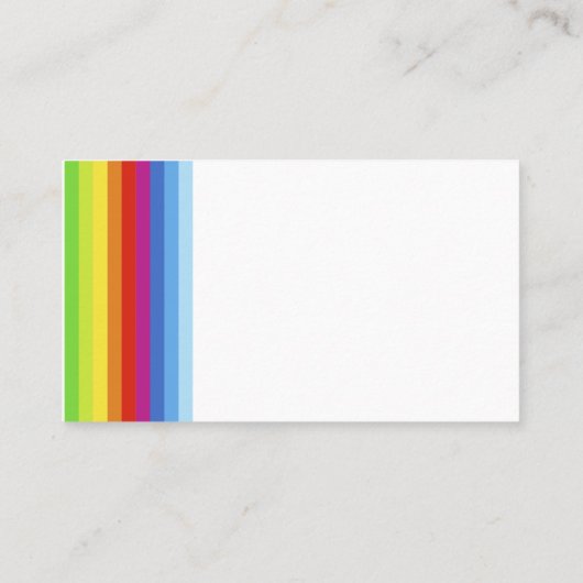 Visitekaartjes schilderen (Achterkant)