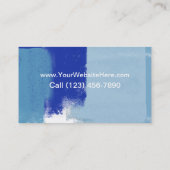 Visitekaartjes schilderen (Achterkant)