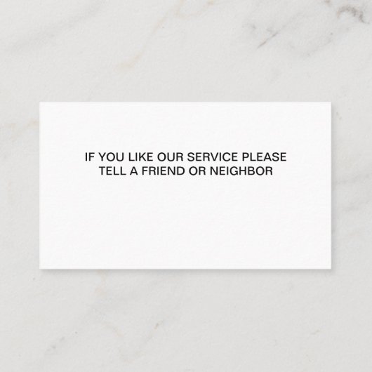 Visitekaartjes schilderen (Achterkant)