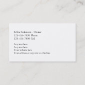 Visitekaartjes schilderen (Achterkant)