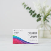 Visitekaartjes schilderen (Staand voorkant)