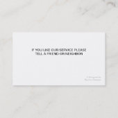 Visitekaartjes schilderen (Achterkant)