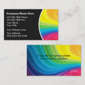 Visitekaartjes schilderen (Voorkant / Achterkant)