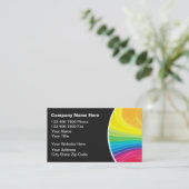 Visitekaartjes schilderen (Staand voorkant)