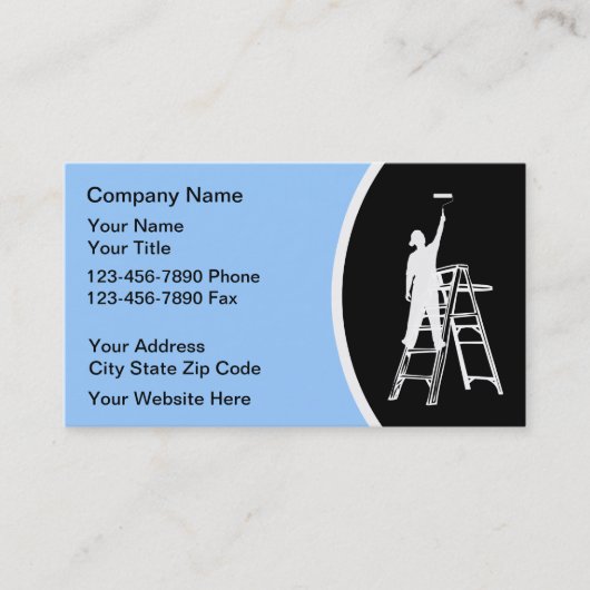 Visitekaartjes schilderen (Voorkant)