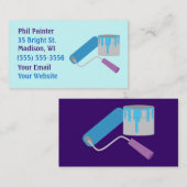 Visitekaartjes schilderen (Voorkant / Achterkant)