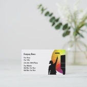 Visitekaartjes schilderen (Staand voorkant)