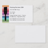 Visitekaartjes schilderen (Voorkant / Achterkant)