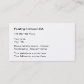 Visitekaartjes schilderen (Achterkant)