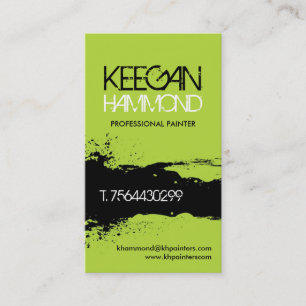 Visitekaartjes schilderen