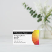 Visitekaartjes schilderen (Staand voorkant)