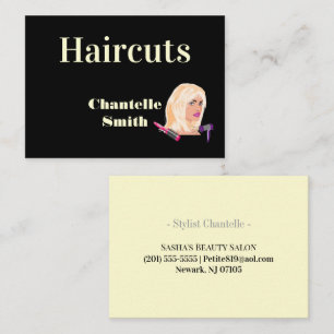 Visitekaartjes, Schoonheidssalon Kapper Kapsels  Visitekaartje