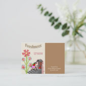 Visitekaartjes, schoonmaakster visitekaartje (Staand voorkant)