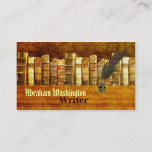 Visitekaartjes schrijver