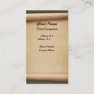 Visitekaartjes schuiven