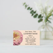 Visitekaartjes - Sherbet Zinnia (Staand voorkant)
