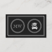 visitekaartjes "Silent Movie" Driving Instructor (Voorkant)