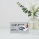 Visitekaartjes Sjabloon voor Accountants (Staand voorkant)