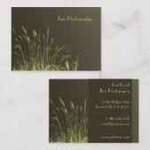 Visitekaartjes sjabloon, wietgras (Voorkant / Achterkant)