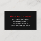 Visitekaartjes Sleep Queens Vrouw Imitators (Achterkant)