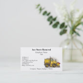 Visitekaartjes sneeuwploeg (Staand voorkant)