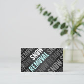 Visitekaartjes sneeuwruimen (Staand voorkant)