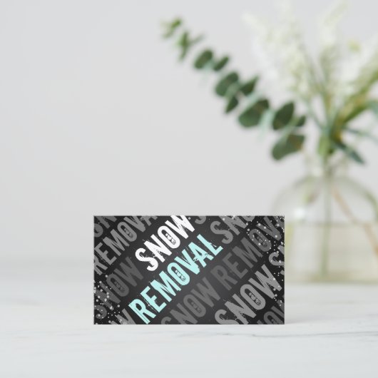 Visitekaartjes sneeuwruimen (Staand voorkant)