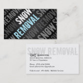 Visitekaartjes sneeuwruimen (Voorkant / Achterkant)