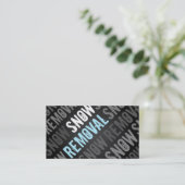 Visitekaartjes sneeuwruimen (Staand voorkant)