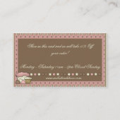 visitekaartjes : Snoep, koekjes en suikerbiet (Achterkant)